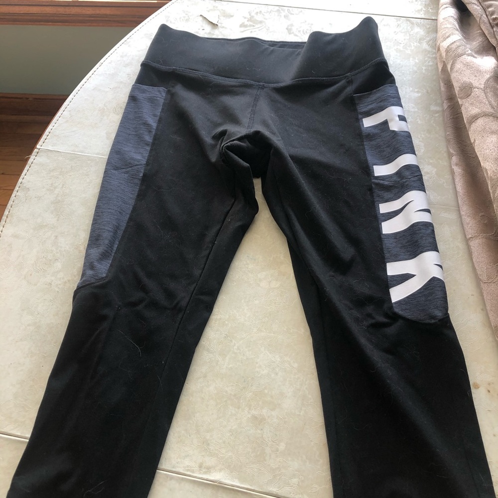 Pink yoga pants
